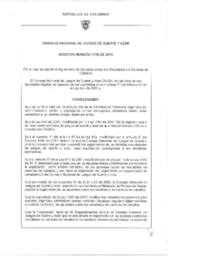 Acuerdo 179 de 2015 CNJSA