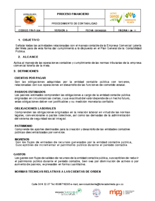 FIN-P-004 PROCEDIMIENTO DE CONTABILIDAD (1)