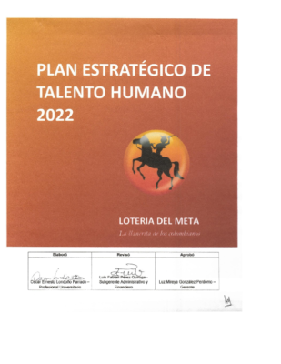 PLAN ESTRATEGICO TALENTO HUMANO 2022