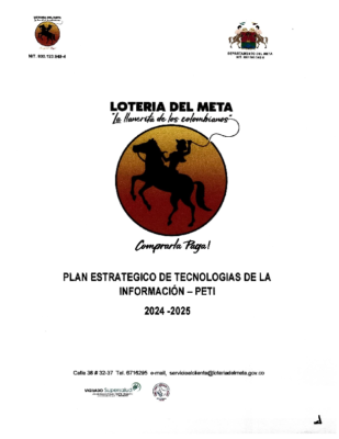 PLAN ESTRATEGICO DE TECNOLOGIAS DE INFORMACION- PETI 2024